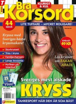 Bra Korsord – 02 februari 2023