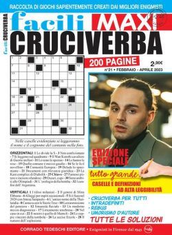 Facili Cruciverba – marzo 2023