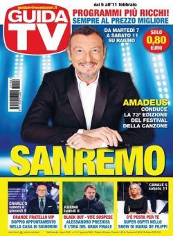 GuidaTV – 31 gennaio 2023