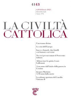 La Civilta Cattolica – 4 Febbraio 2023