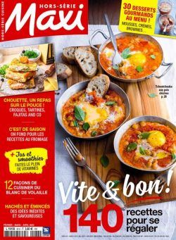 Maxi – Hors-Serie Cuisine – Fevrier-Avril 2023