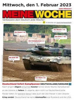 Meine Woche – 01 Februar 2023