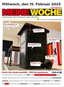 Meine Woche – 15 Februar 2023