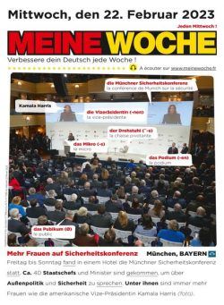 Meine Woche – 22 Februar 2023