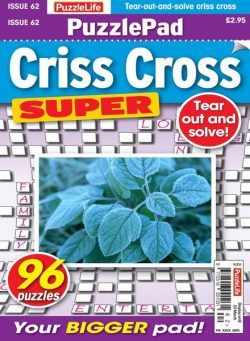 PuzzleLife PuzzlePad Criss Cross Super – 23 February 2023