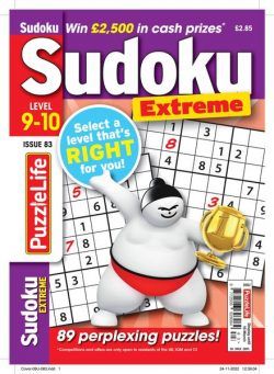 PuzzleLife Sudoku Extreme – February 2023