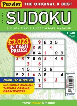 Puzzler Sudoku – February 2023