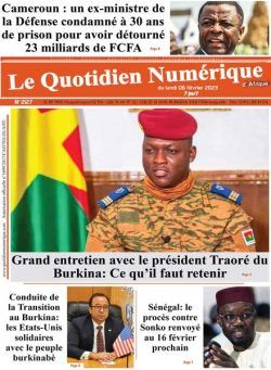 Quotidien Numerique d’Afrique – 06 fevrier 2023