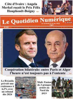 Quotidien Numerique d’Afrique – 10 fevrier 2023