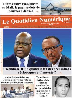 Quotidien Numerique d’Afrique – 17 fevrier 2023