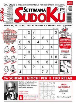 Settimana Sudoku – 08 febbraio 2023