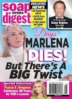 Soap Opera Digest – January 30 2023