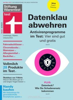 Stiftung Warentest Test – Marz 2023