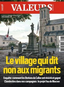 Valeurs actuelles – 26 janvier 2023