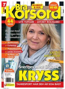 Bra Korsord – 02 mars 2023