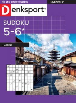 Denksport Sudoku 5-6 genius – 23 februari 2023