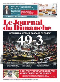 Le Journal du Dimanche – 12 mars 2023