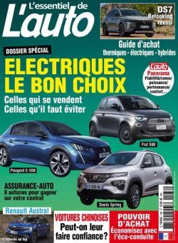 L’essentiel de l’auto – 01 mars 2023