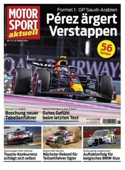 MOTORSPORT aktuell – 22 Marz 2023