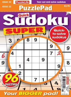 PuzzleLife PuzzlePad Sudoku Super – 23 March 2023