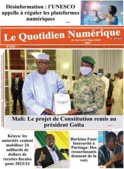 Quotidien Numerique d’Afrique – 01 mars 2023