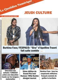 Quotidien Numerique d’Afrique – 02 mars 2023