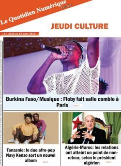 Quotidien Numerique d’Afrique – 23 mars 2023