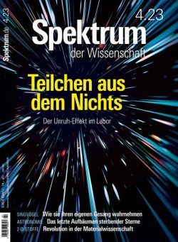 Spektrum der Wissenschaft – 18 Marz 2023