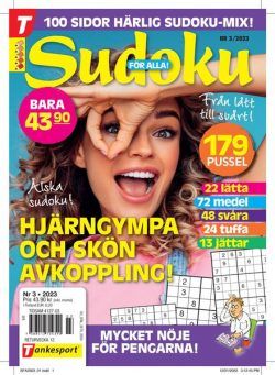 Sudoku for alla – 23 februari 2023