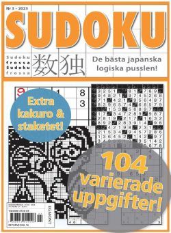 Sudoku Frossa – mars 2023