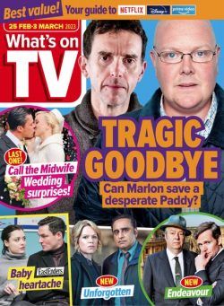 What’s on TV – 25 February 2023