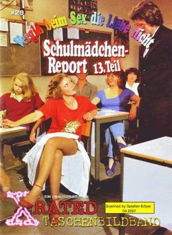 X Rated Taschenbildband – 29 Schulmaedchen Report 13