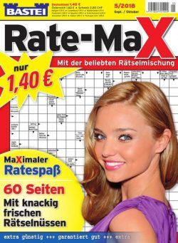 Bastei Rate-Max – August 2018