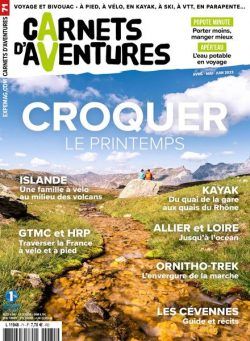 Carnets d’Aventures – Avril-Juin 2023