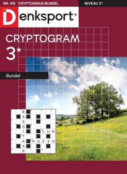 Denksport Cryptogrammen 3 bundel – 06 april 2023