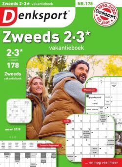 Denksport Zweeds 2-3 vakantieboek – 27 februari 2020