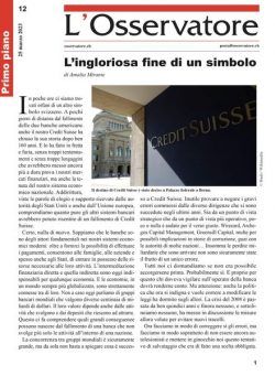 L’Osservatore – 25 marzo 2023