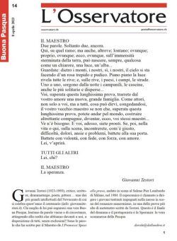 L’Osservatore – 8 Aprile 2023