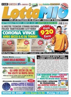 Lottomio – 28 Marzo 2023