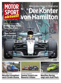 MOTORSPORT aktuell – 13 April 2017