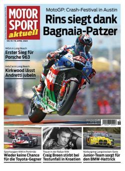 MOTORSPORT aktuell – 19 April 2023