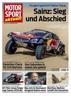 MOTORSPORT aktuell – 25 Januar 2018