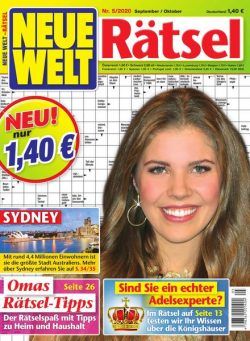 Neue Welt Ratsel – 19 August 2020