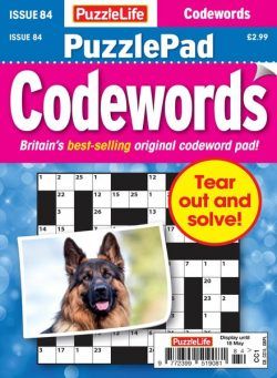 PuzzleLife PuzzlePad Codewords – 20 April 2023