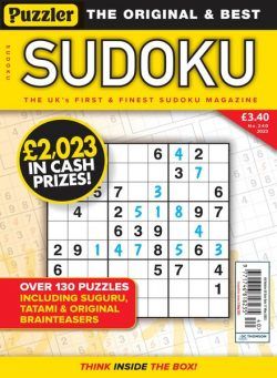 Puzzler Sudoku – April 2023