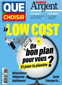 Que Choisir Argent – Avril 2023