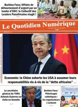 Quotidien Numerique d’Afrique – 12 avril 2023