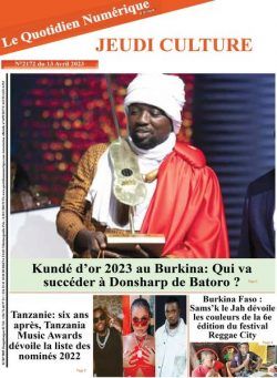 Quotidien Numerique d’Afrique – 13 avril 2023