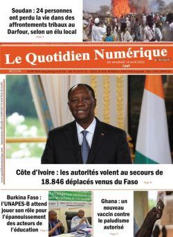 Quotidien Numerique d’Afrique – 14 avril 2023