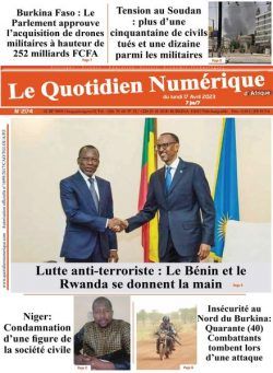 Quotidien Numerique d’Afrique – 17 avril 2023